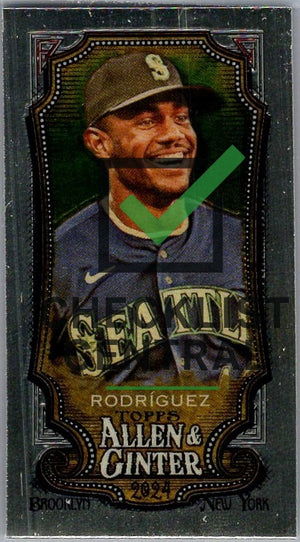 2024 Topps Allen & Ginter Mini Chrome Julio Rodriguez #1