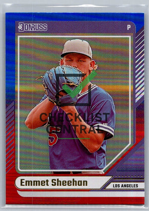 2024 Donruss Red and Blue Emmet Sheehan #88