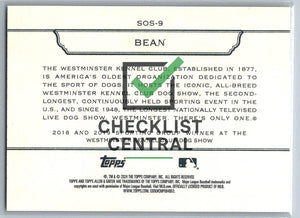2024 Topps Allen & Ginter Westminster Stars of the Show Bean #SOS-9