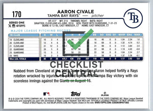 2024 Topps Aaron Civale #170
