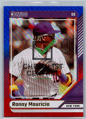 2024 Donruss Red and Blue Ronny Mauricio #89