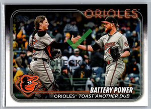 2024 Topps Update Craig Kimbrel & Adley Rutschman #US44 - Battery Power