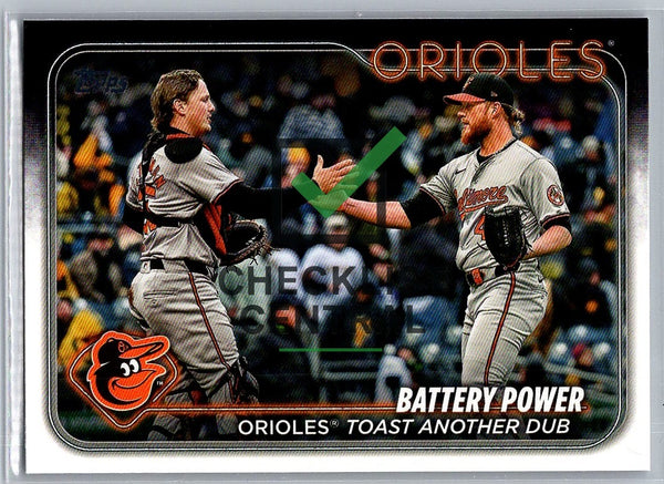 2024 Topps Update Craig Kimbrel & Adley Rutschman #US44 - Battery Power