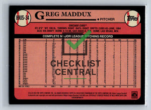 2024 Topps Update '89 Topps Greg Maddux #89US-34