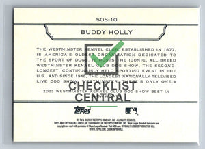 2024 Topps Allen & Ginter Westminster Stars of the Show Buddy Holly #SOS-10