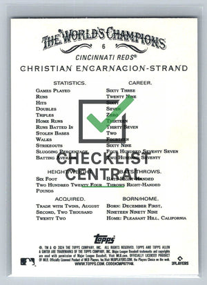 2024 Topps Allen & Ginter Christian Encarnacion-Strand #6