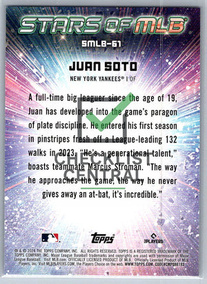 2024 Topps Stars of MLB Juan Soto #SMLB-61