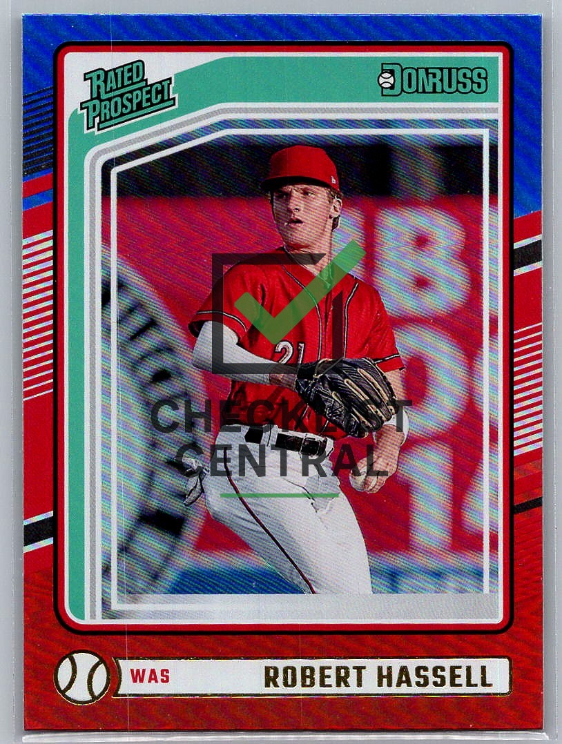 2024 Donruss Red and Blue Robert Hassell #117