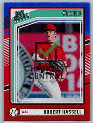 2024 Donruss Red and Blue Robert Hassell #117