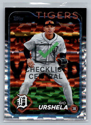 2024 Topps Update Silver Crackle Foilboard Gio Urshela #US346