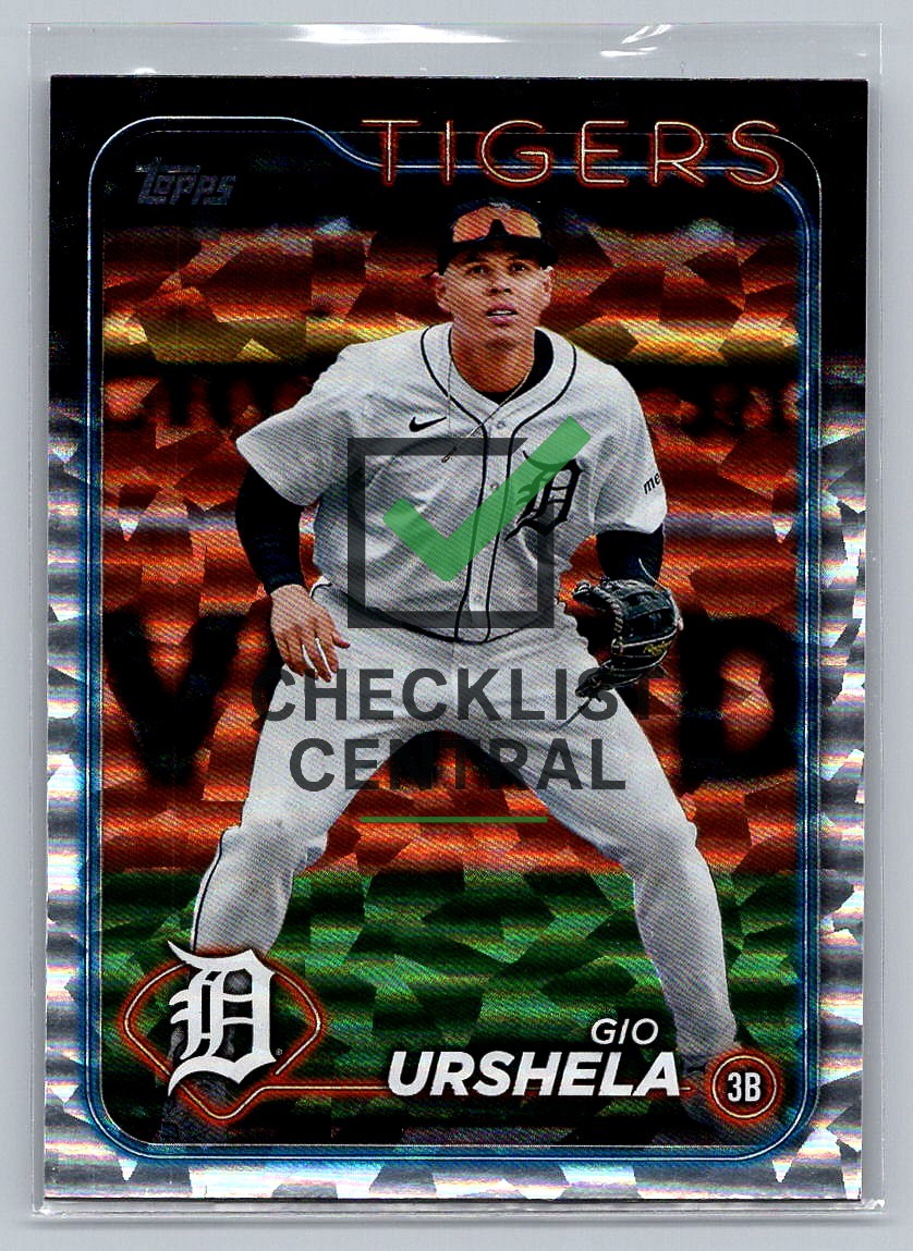 2024 Topps Update Silver Crackle Foilboard Gio Urshela #US346