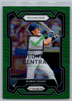 2024 Panini Prizm Prizms Green Robin Yount #121