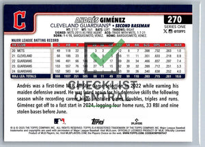 2025 Topps Andrés Giménez #270