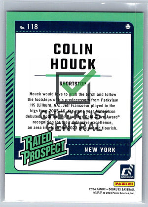 2024 Donruss Red and Blue Colin Houck #118