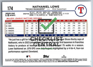 2024 Topps Nathaniel Lowe #174