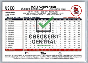 2024 Topps Update Matt Carpenter #US133