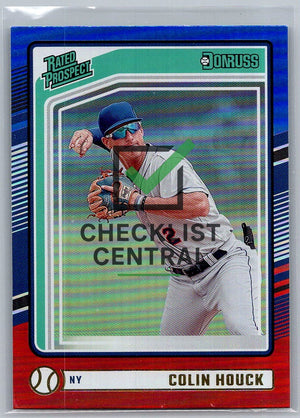 2024 Donruss Red and Blue Colin Houck #118