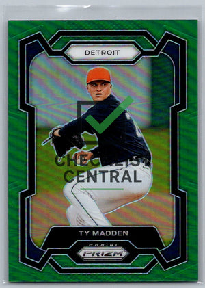 2024 Panini Prizm Prizms Green Ty Madden #26