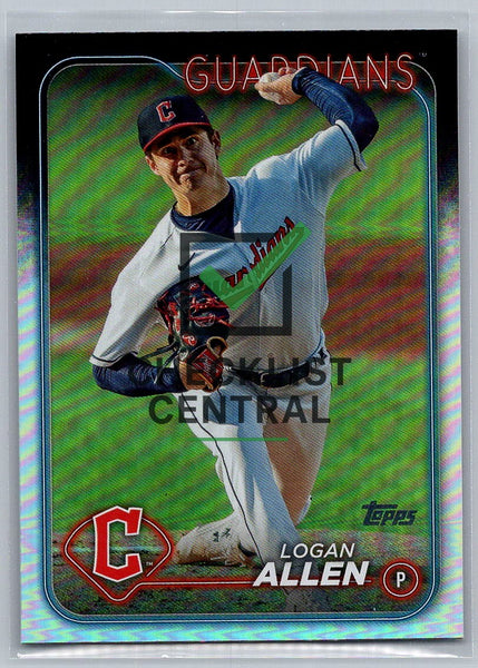 2024 Topps Rainbow Foil Logan Allen #339