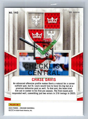 2024 Panini Crusade Silver Chase Davis #140