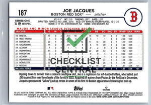 2024 Topps Joe Jacques #187