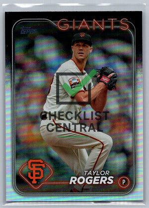 2024 Topps Rainbow Foil Taylor Rogers #176