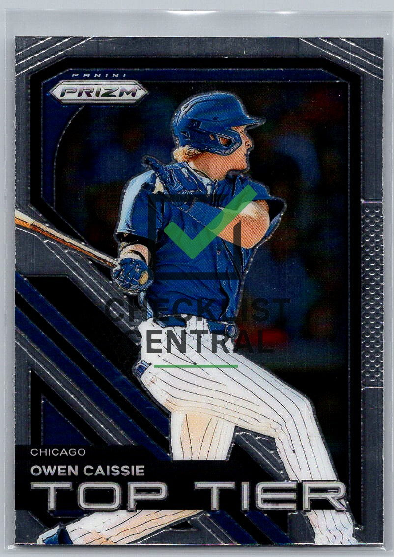 2024 Panini Prizm Top Tier Owen Caissie #20