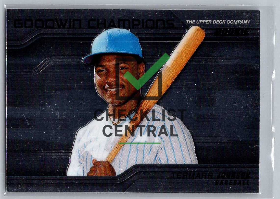 2023 Upper Deck Goodwin Champions Platinum Termarr Johnson #P74