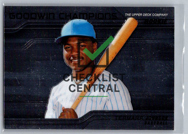 2023 Upper Deck Goodwin Champions Platinum Termarr Johnson #P74