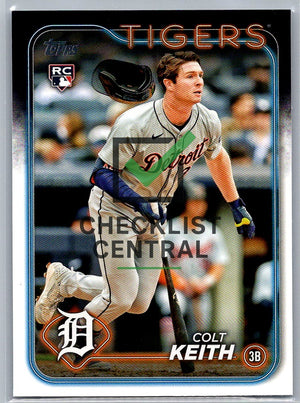 2024 Topps Update Colt Keith #US73 RC