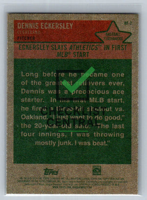 2024 Topps Heritage Baseball Flashbacks Dennis Eckersley #BF2
