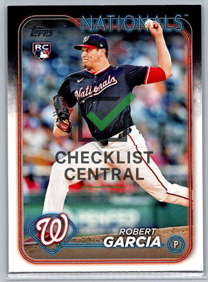 2024 Topps Update Robert Garcia #US137 RC