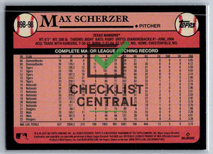 2024 Topps '89 Topps Max Scherzer #89B98