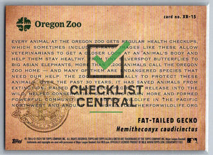 2024 Topps Allen & Ginter X-Rayd Fat-Tailed Gecko #XR-15