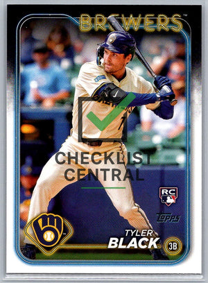 2024 Topps Update Tyler Black #US144 RC