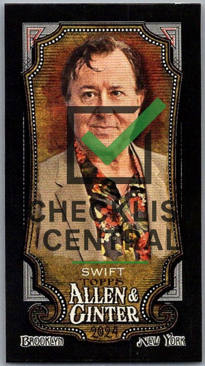 2024 Topps Allen & Ginter Mini Black Border Jeremy Swift #219