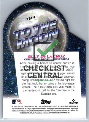 2024 Topps Big League To the Moon Elly De La Cruz #TM-1
