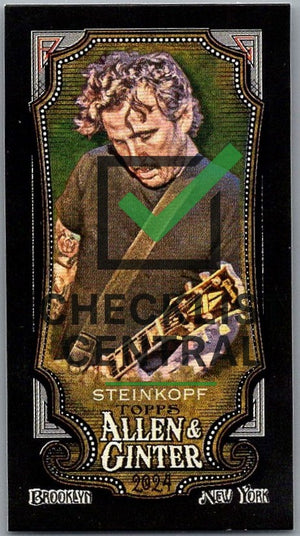 2024 Topps Allen & Ginter Mini Black Border Pete Steinkopf #254