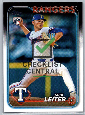 2024 Topps Update Jack Leiter #US156 RC