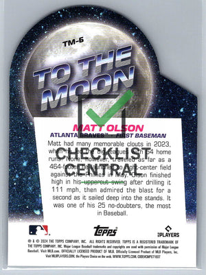 2024 Topps Big League To the Moon Matt Olson #TM-6