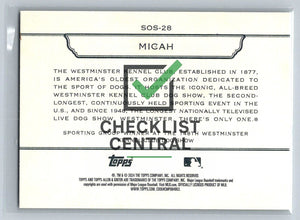 2024 Topps Allen & Ginter Westminster Stars of the Show Micah #SOS-28