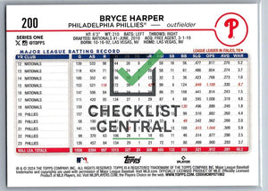 2024 Topps Bryce Harper #200