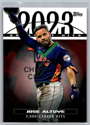 2024 Topps '23 Greatest Hits Jose Altuve #23GH19