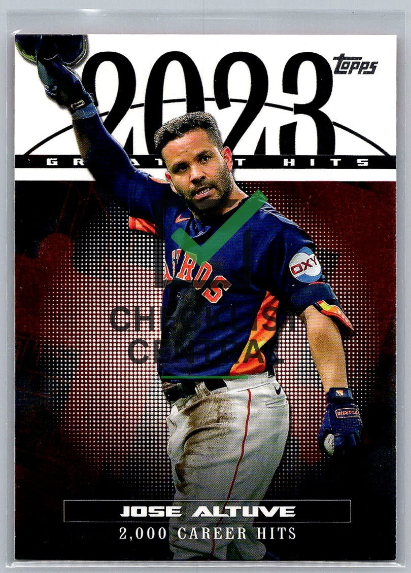 2024 Topps '23 Greatest Hits Jose Altuve #23GH19