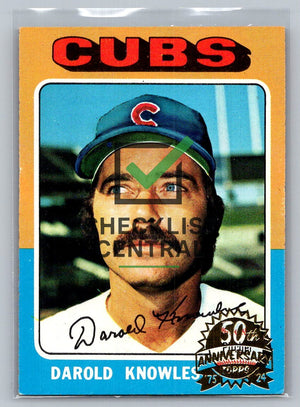2024 Topps Heritage 50th Anniversary Buybacks Darold Knowles #352