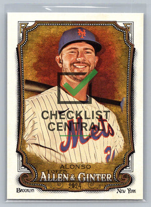 2024 Topps Allen & Ginter Pete Alonso #38