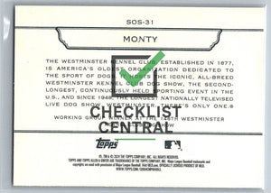 2024 Topps Allen & Ginter Westminster Stars of the Show Monty #SOS-31