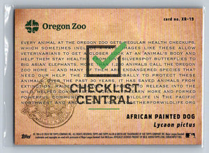 2024 Topps Allen & Ginter X-Rayd African Painted Dog #XR-19