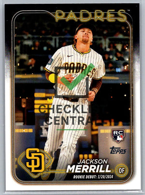 2024 Topps Update Jackson Merrill #US169