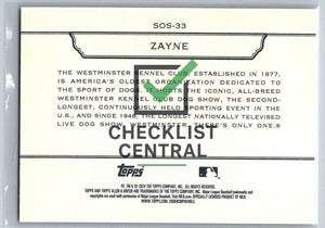 2024 Topps Allen & Ginter Westminster Stars of the Show Zayne #SOS-33